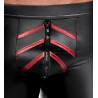 NEK Short avec zip Ormeto Noir-Rouge